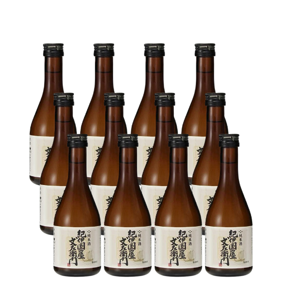 Nakano junmai Kinokuniya Bunzaemon sake case of 12 x 300ml bottles