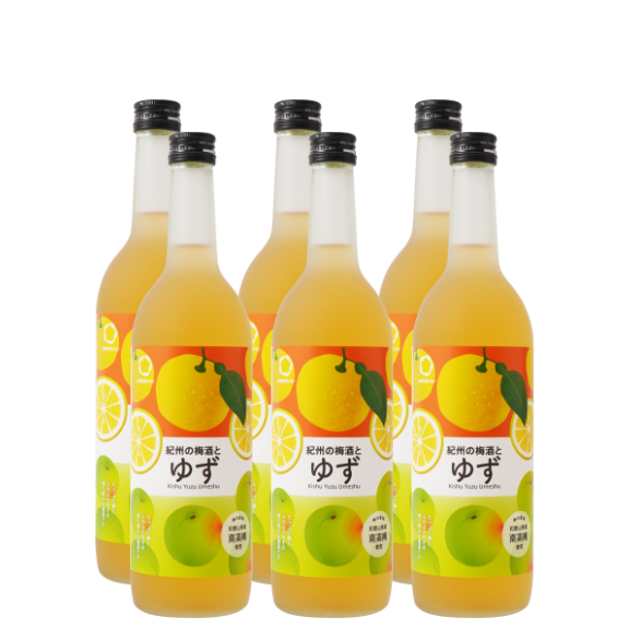 Nakano yuzu umeshu case of 6 x 720ml bottles