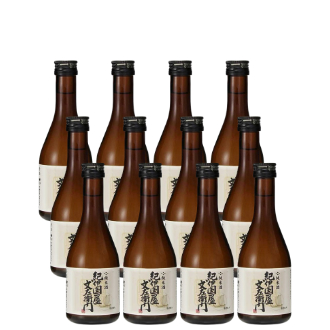 Nakano junmai Kinokuniya Bunzaemon sake case of 12 x 300ml bottles