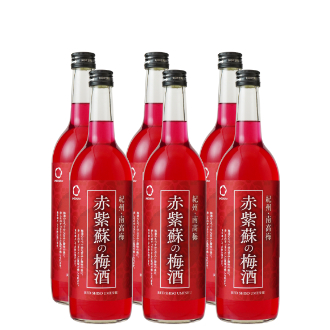 Nakano red shiso umeshu plum wine case of 6 x 720ml bottles